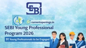SEBI Young Professional Program YPP 2026 recruitment notification for 91 posts across multiple domains