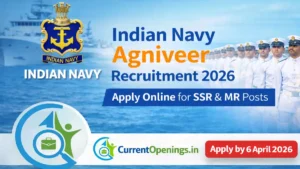Indian Navy Agniveer Recruitment 2026 SSR MR Apply Online
