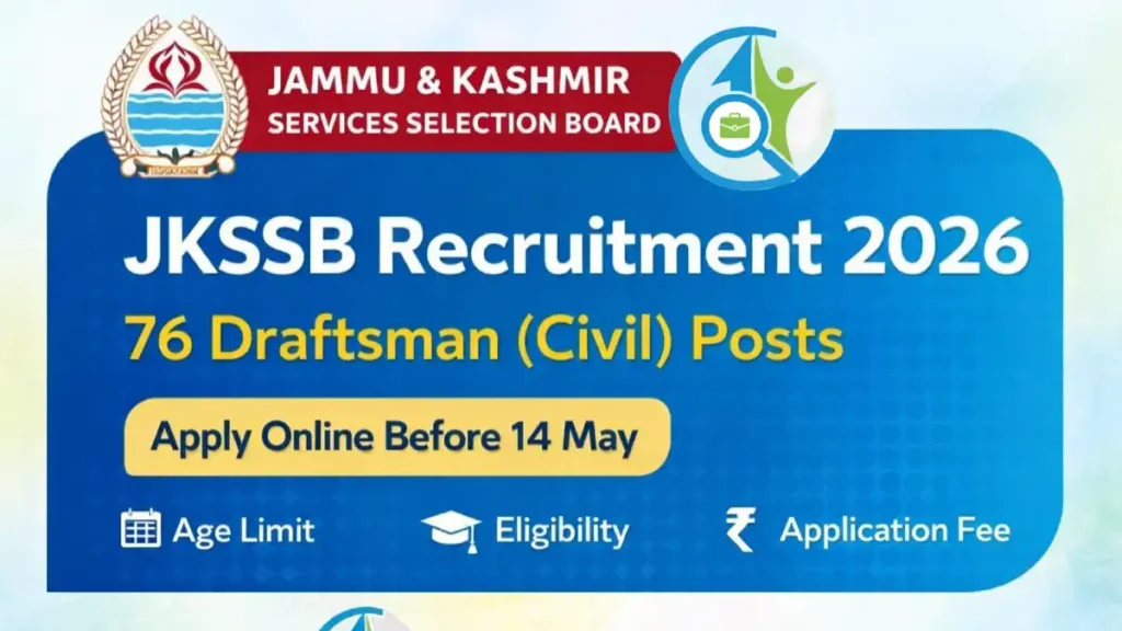 JKSSB Draftsman Recruitment 2026 Notification 76 Posts