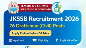 JKSSB Draftsman Recruitment 2026 Notification 76 Posts