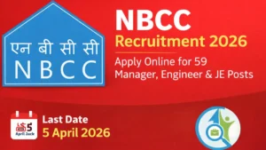 NBCC Recruitment 2026 apply online for manager engineer and junior engineer posts