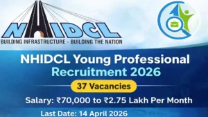 NHIDCL Recruitment 2026 37 Young Professional Vacancy Banner