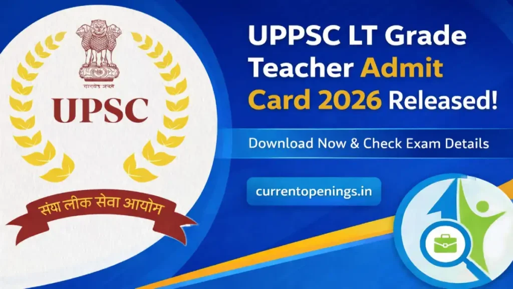 UPPSC LT Grade Teacher Admit Card 2026 Download Released