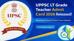 UPPSC LT Grade Teacher Admit Card 2026 Download Released