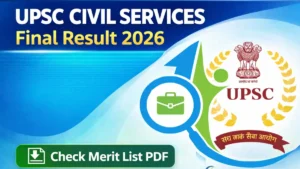 UPSC Civil Services IAS Final Result 2026