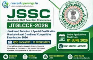 JSSC JTGLCCE 2026 Recruitment Notification for 610 Posts