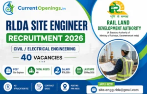 RLDA Site Engineer Recruitment 2026 Notification