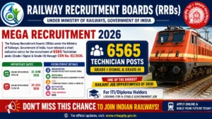 RRB Technician Recruitment 2026 &ndash; Apply Online for 6565 Posts