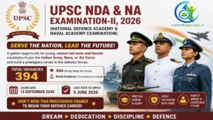 UPSC NDA NA II 2026 Recruitment &ndash; Apply Online for 394 Posts in Army Navy Air Force
