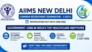 AIIMS CRE-5 Recruitment 2026 &ndash; Apply Online for Group B and Group C Posts