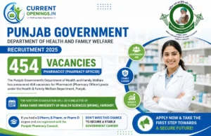 BFUHS Pharmacist Recruitment 2026 – 454 Vacancies Punjab Health Department