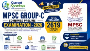 MPSC Group C Recruitment 2026 - 2619 Posts Apply Online