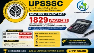UPSSSC Auditor & Assistant Accountant Recruitment 2026 &ndash; 1829 Posts Apply Online