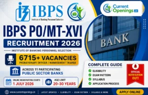 IBPS PO MT XVI Recruitment 2026 6715 Vacancies Apply Online